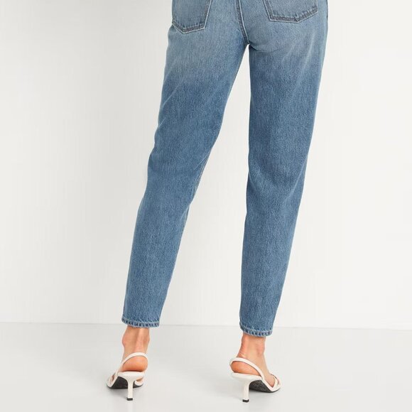 NWT Old Navy High-Waisted Slouchy Taper Ankle Jeans for Women - Picture 4 of 4